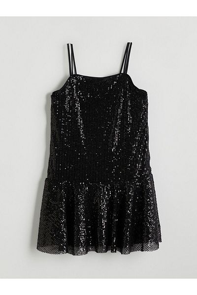 LC Waikiki Lcw Sequined Girl's Dress Fast Fashion