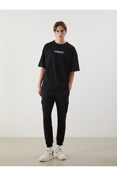 LC Waikiki Ανδρικό Tisort με στάμπα Crew Neck New Season - S5FD81Z8