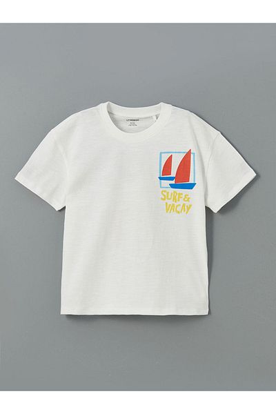 LC Waikiki New Season Crew Neck Striped Boys T-Shirt 2-Piece - S5Ht31Z1