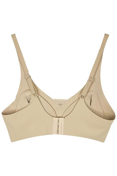 Cottonhill Sutien fără cusături tăiat cu laser Skin Ghost Sutien cu dantelă Detaliu Curea reglabilă cu pernă detașabilă