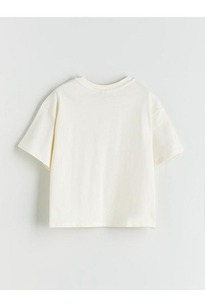 LC Waikiki New Season Crew Neck Girls' T-Shirt - S5Ma85Z4