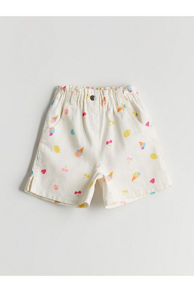 LC Waikiki New Season Elastic Waist Gabardine Girls' Pants - S54353Z1