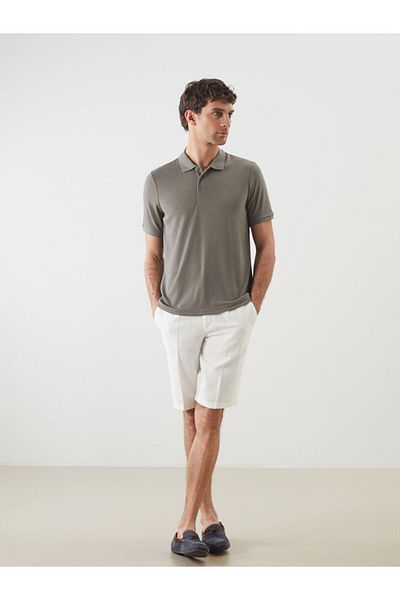 LC Waikiki Νέα σεζόν Polo Collar Short Sleeve Ανδρικό Tisort - S5FI00Z8
