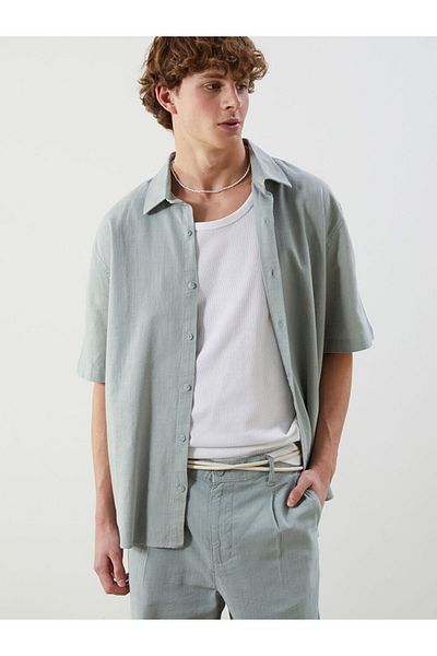 LC Waikiki Comfortable Linen Look Men's Shirt