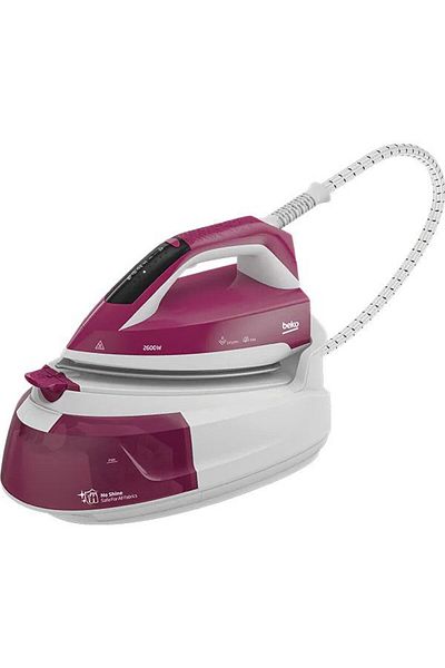 Beko SGA6126R Ironing Station, 2400W, 225g/min, 1l, SteamXtra soleplate, White-Maroon