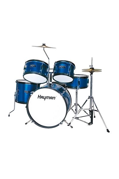 Hayman HM50MU, children's acoustic drum set, metallic blue