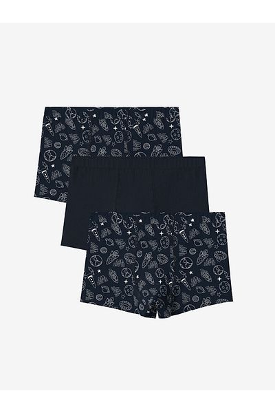 LC Waikiki New Season Printed Boy Boxer 3-Piece - S5Fp02Z4