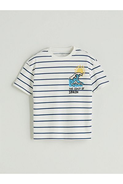 LC Waikiki Crew Neck Boys T-Shirts and Shorts 2-Piece