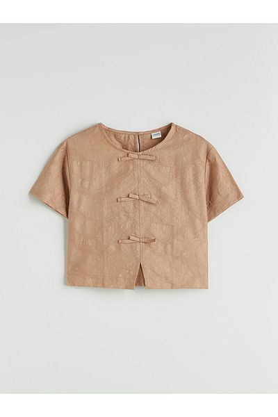 LC Waikiki Lcw Crew Neck Girl's Blouse
