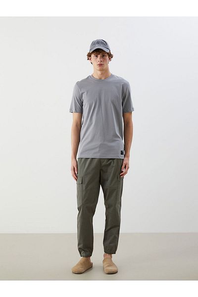 LC Waikiki New Season Crew Neck Combed Cotton Men's T-Shirt - S5N342Z8
