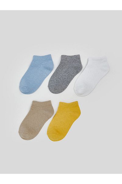 LC Waikiki Mixed Boy's Booties Socks 5-Piece