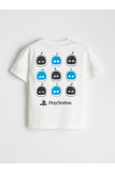 LC Waikiki Νέα σεζόν Crew Neck PlayStation Printed Boy's Tisort - S5JA79Z4