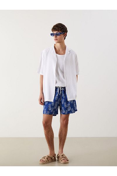 LC Waikiki Short Length Patterned Men's Sea Shorts