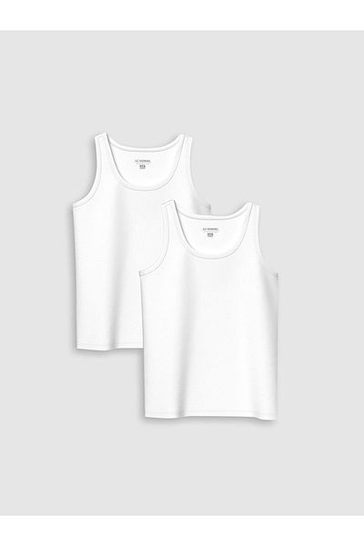 LC Waikiki New Season Crew Neck Boy's Undershirt 2 Pack - S51066Z1