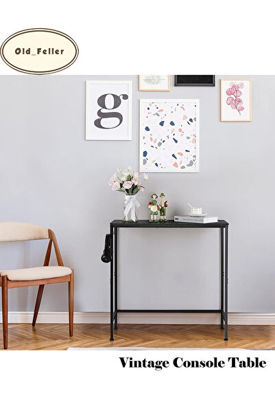 Old_Feller Vintage Extended Console Table for Hallway, Living Room, or Coffee Corner