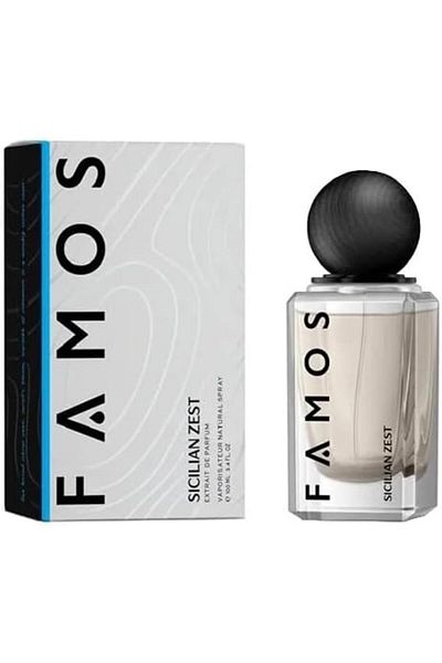 Famos Sicilian Zest Extrait de Parfum 100ml – Unisex Fresh Aquatic Fragrance