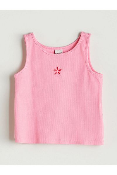 LC Waikiki New Season Crew Neck Girls Crop Undershirt - S5Ei72Z4