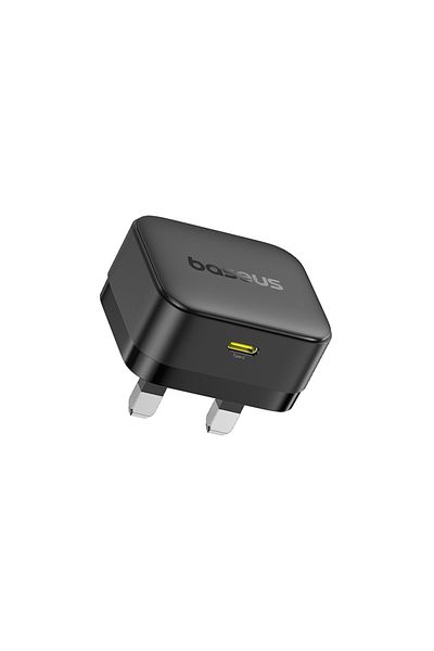 Baseus Palm 30W PD Type-C Fast Charging Wall Charger - Ultra Fast USB-C Charger With UK Plug - Black