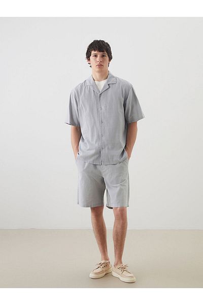 LC Waikiki Ανδρικό πουκάμισο με κοντό μανίκι New Season Loose Fit - S5FO87Z8