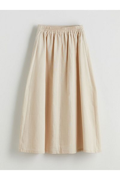 LC Waikiki Fusta Klos din muselina cu talie elastica noua sezon - S5MO67Z8