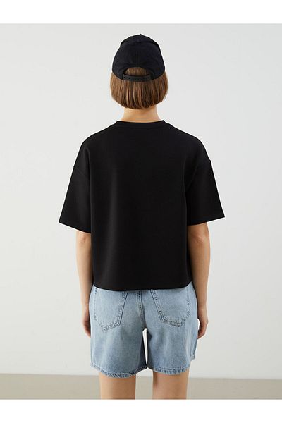 LC Waikiki Νέα σεζόν Crew Neck Oversize Γυναικείο Tisort - S5OM57Z8