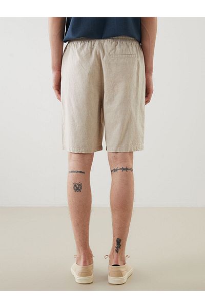 LC Waikiki Ανδρικό σορτς New Season Comfortable Fit Λινό Μικτό - S5FQ93Z8