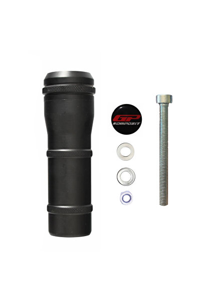 GP KOMPOZİT GP Kompozit Honda CBR500R 2025 Uyumlu Egzoz Koruma Takozu Siyah