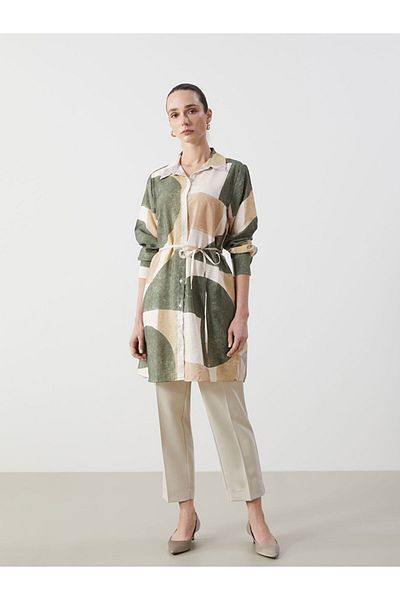 LC Waikiki New Season Patterned Women's Shirt Tunic - S5Fm63Z8