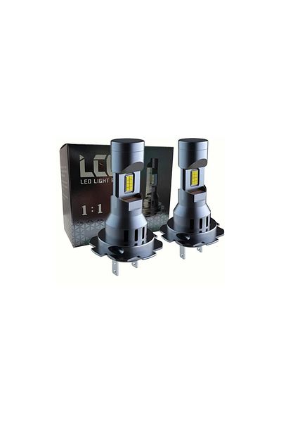 AUTOREY Set of 2 LED bulbs H7, 55W, cold white light, 25,000 Lumens, No cable and fan included