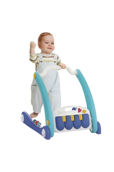 rexa 2-in-1 Piano Rack & Walker – Musical Activity Walker for Babies and Toddlers