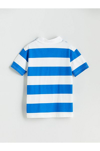 LC Waikiki Tricou pentru băiat cu dungi cu guler polo sezon nou - S5PL90Z4