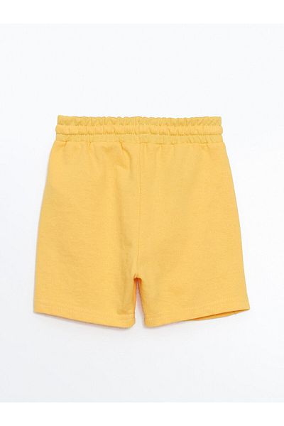 LC Waikiki New Season Printed Baby Boy Shorts with Elastic Waist - S5Ki98Z1