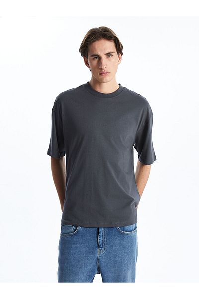 LC Waikiki New Season Crew Neck Combed Cotton Men's T-Shirt - S5Ej67Z8