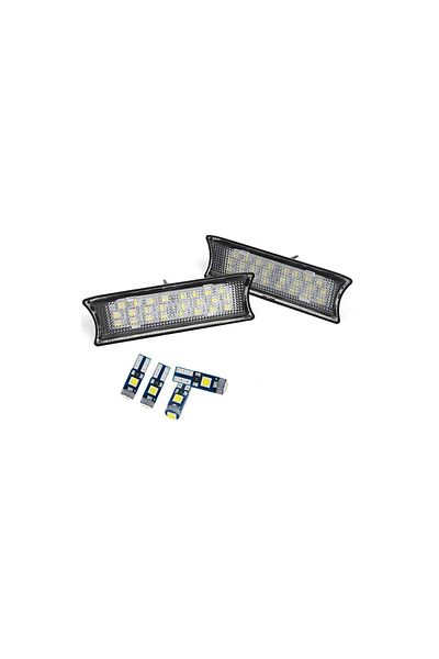 AUTOREY Set of 2 LED Ceiling Lights Front and Rear dedicated to BMW E90 E91 E92 + 4 T10 LED Bulbs