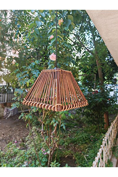 Sou atölye Rattan Bambu Halat Avize