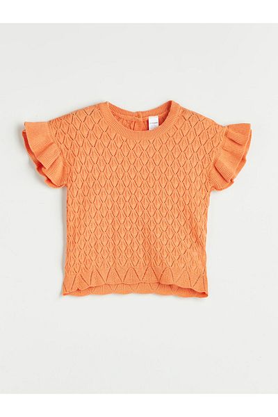 LC Waikiki Lcw Short Sleeve Girl's Knitwear Sweater Fast Fashion