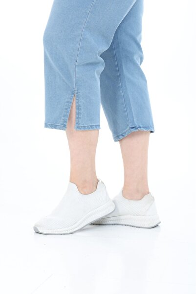 EYLÜL BUTİK Kadın Beli Lastikli Kapri