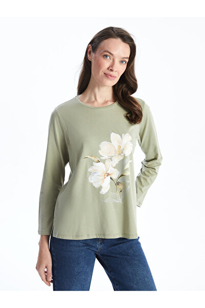 LC Waikiki I Zero Roba Collar Floral Women's T-Shirt from Freezen Store