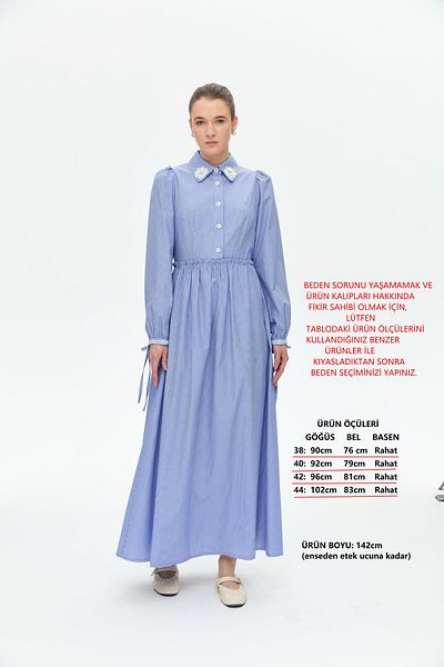 Doque Rochie Hijab de vară pentru femei Țesătură de bumbac Young Sport Model 63039