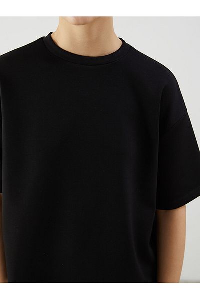 LC Waikiki Νέα σεζόν Crew Neck Oversize Γυναικείο Tisort - S5OM57Z8