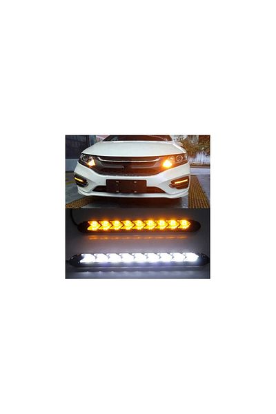 AUTOREY DRL LED Strip - Dynamic Sequential Signaling For Headlights Flexible - 12 modules - 32 cm