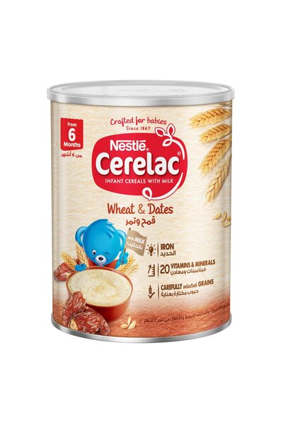 Cerelac Nestle Cerelac Wheat & Dates From 6 Months 400 g