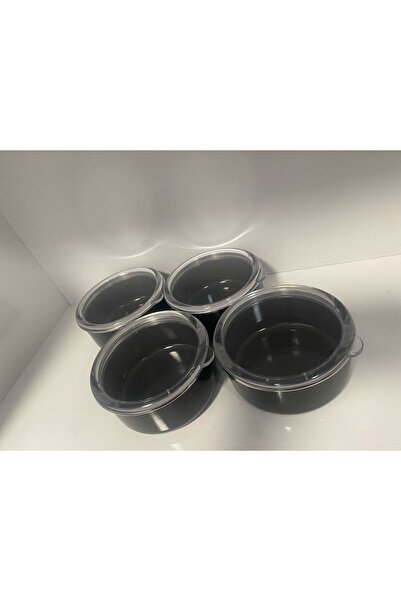 BYKARDELEN Emaye Storage Box 4 Pcs 12 cm