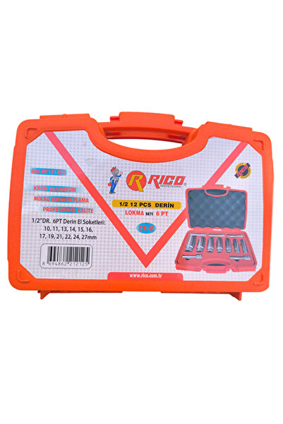 ÖZGÜN Rico 1/2 6 Corner Long Six Corner Socket Set