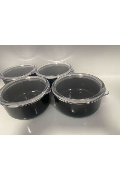 BYKARDELEN Emaye Storage Box 4 Pcs 12 cm