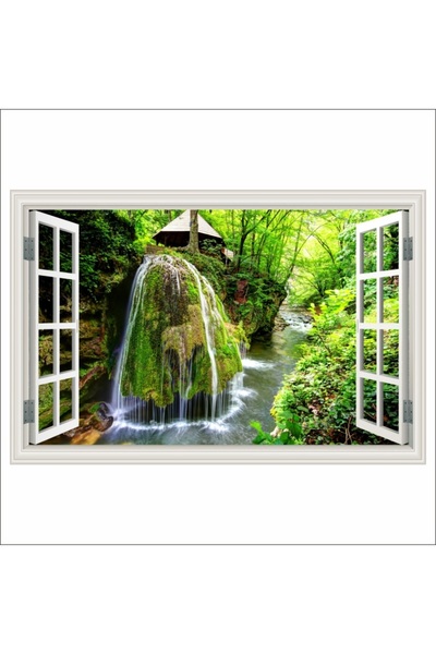 media Fototapet Fereastra Cascada Bigar, Romania, 250 x 170 cm