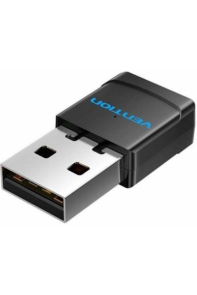 Vention USB Wi-Fi Dual Band Adapter 2.4G/5G Black