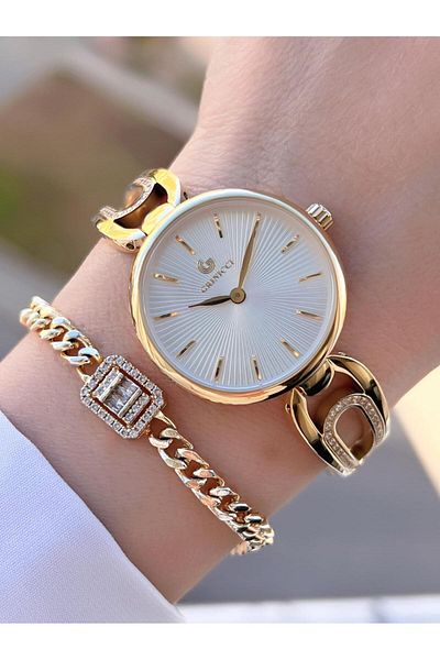 Revello By Revello Grinicci Elite Design 2 Years Warranty 5 Atm Water Resistant Women Wristwatch Grc.101.M3