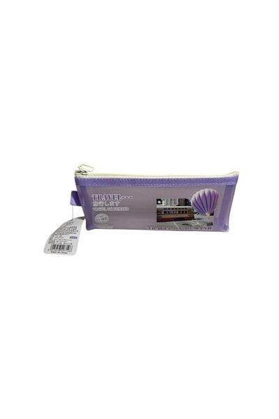 Odak KT62048 TRAVEL TEK GÖZLÜ PASTEL RENKLİ FİLE KALEM ÇANTASI 21 x 3 x 8 - T...