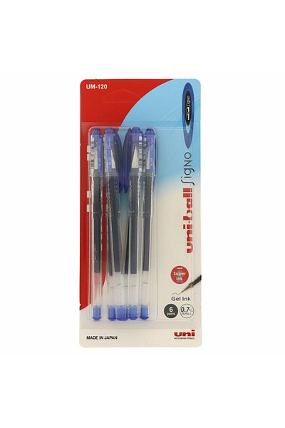 UNİ-BALL Uni-Ball Signo Gel Pen UM120 6's